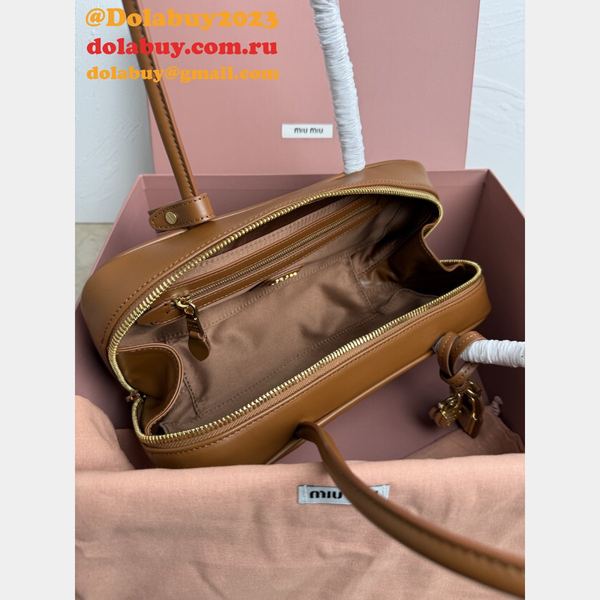 7 Star MIU MIU Beau Leather 5BB173 Bag