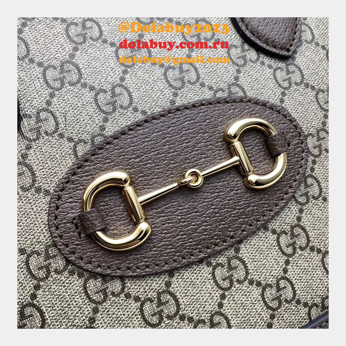 designer G*u*i replica 1955 horsebit small top handle 621220 bag