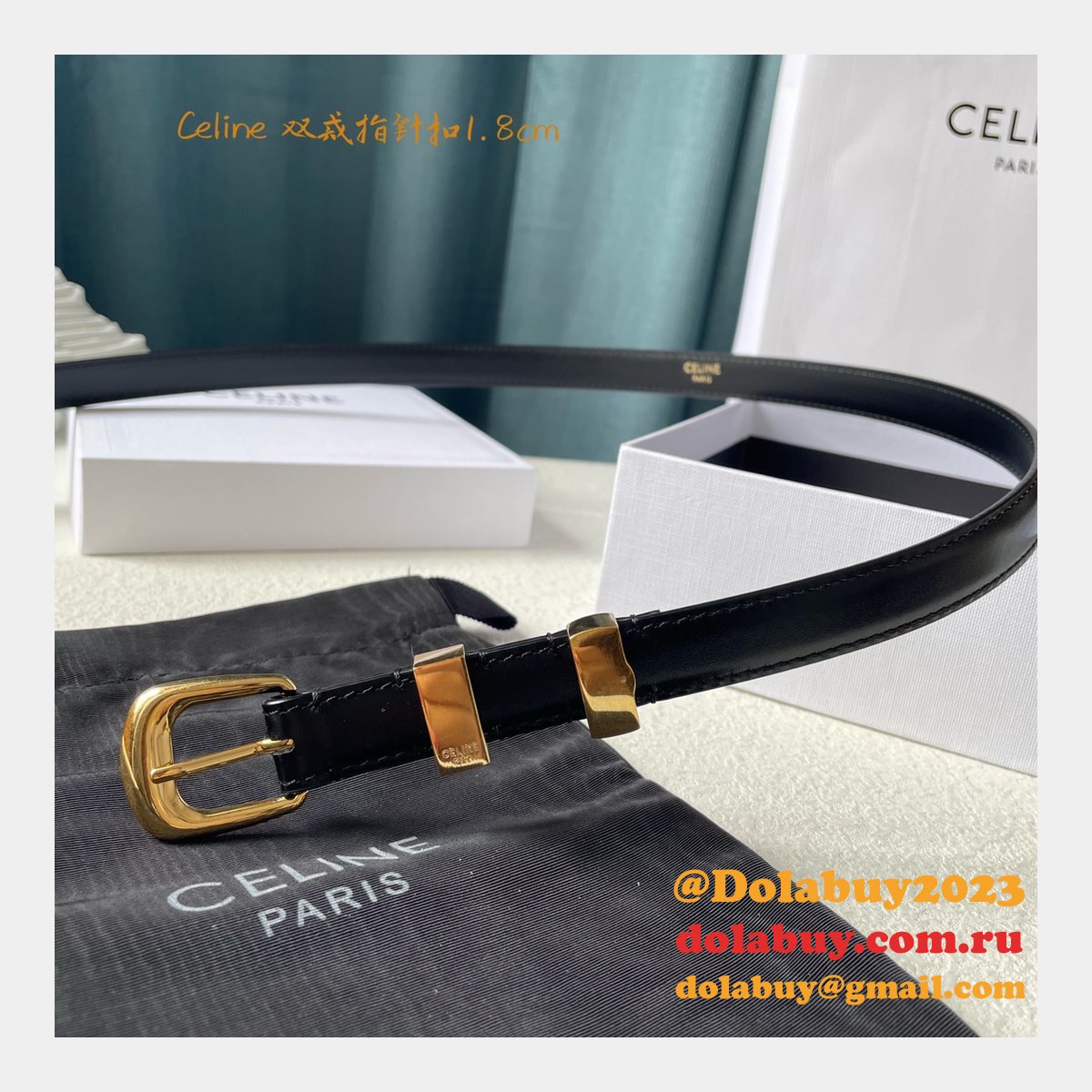 Replica Celine Inspired 18/25MM Top Quality Belt