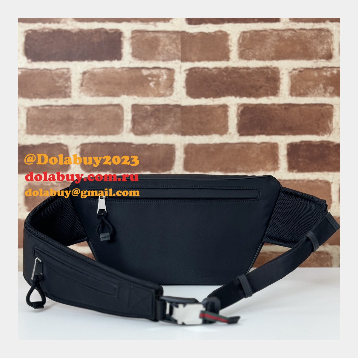 backpacks gg belt bag ebony gg canvas 804262 copy G*u*i bag