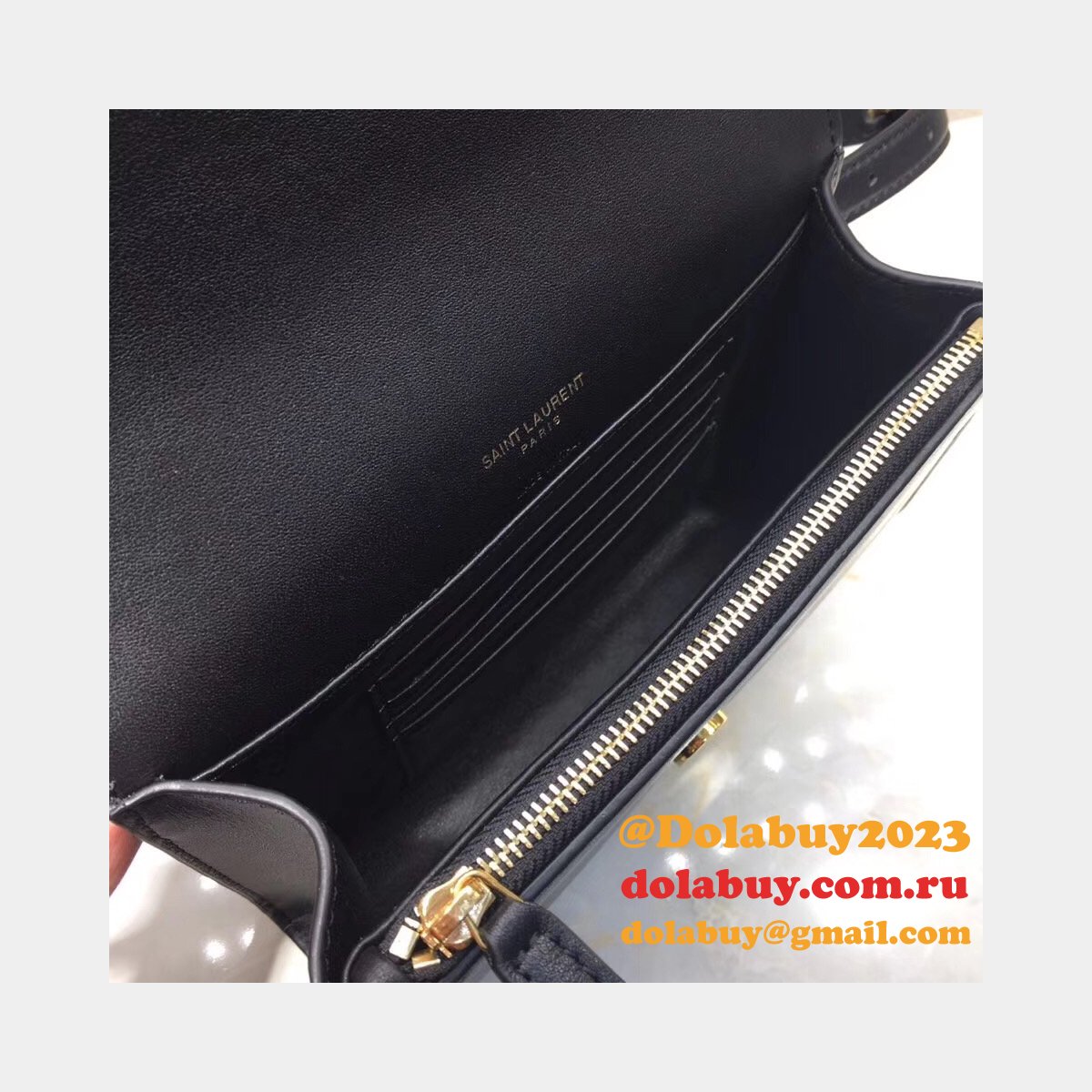 Replicas YSL Saint Laurent Waist Pack Fanny Pack Black Belt Bag