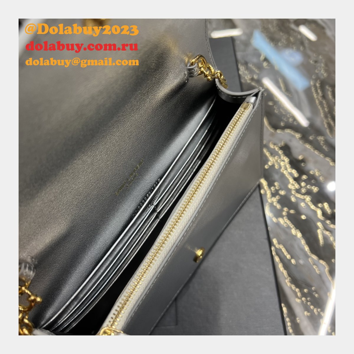 Replica Saint Laurent WOC Cassandra Chain 393953 Bag