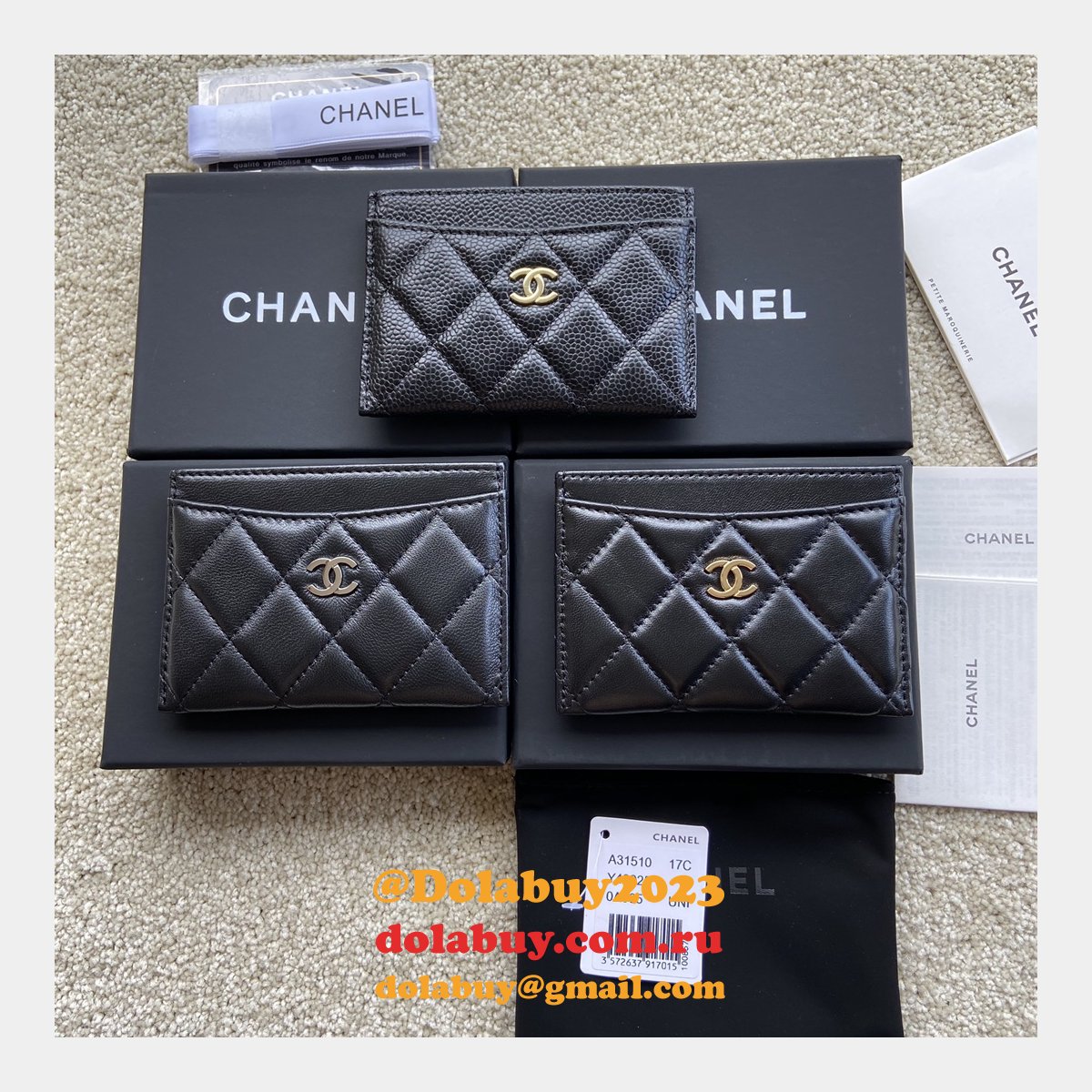 CC Replica Matelasse A31510 Card Wallet