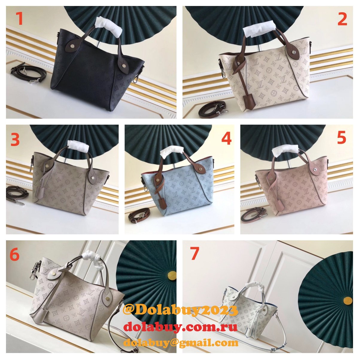 7 Star Louis Vuitton Mahina M54353/M54350 Hina Handbags