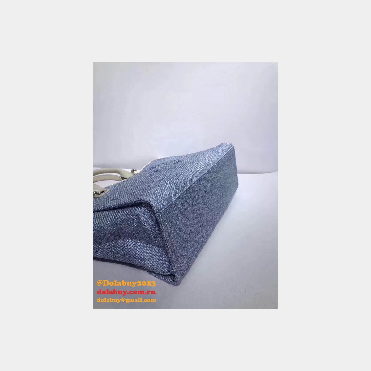 Luxury CC deauville Terrycloth Beach dupe mesh Tote Bag