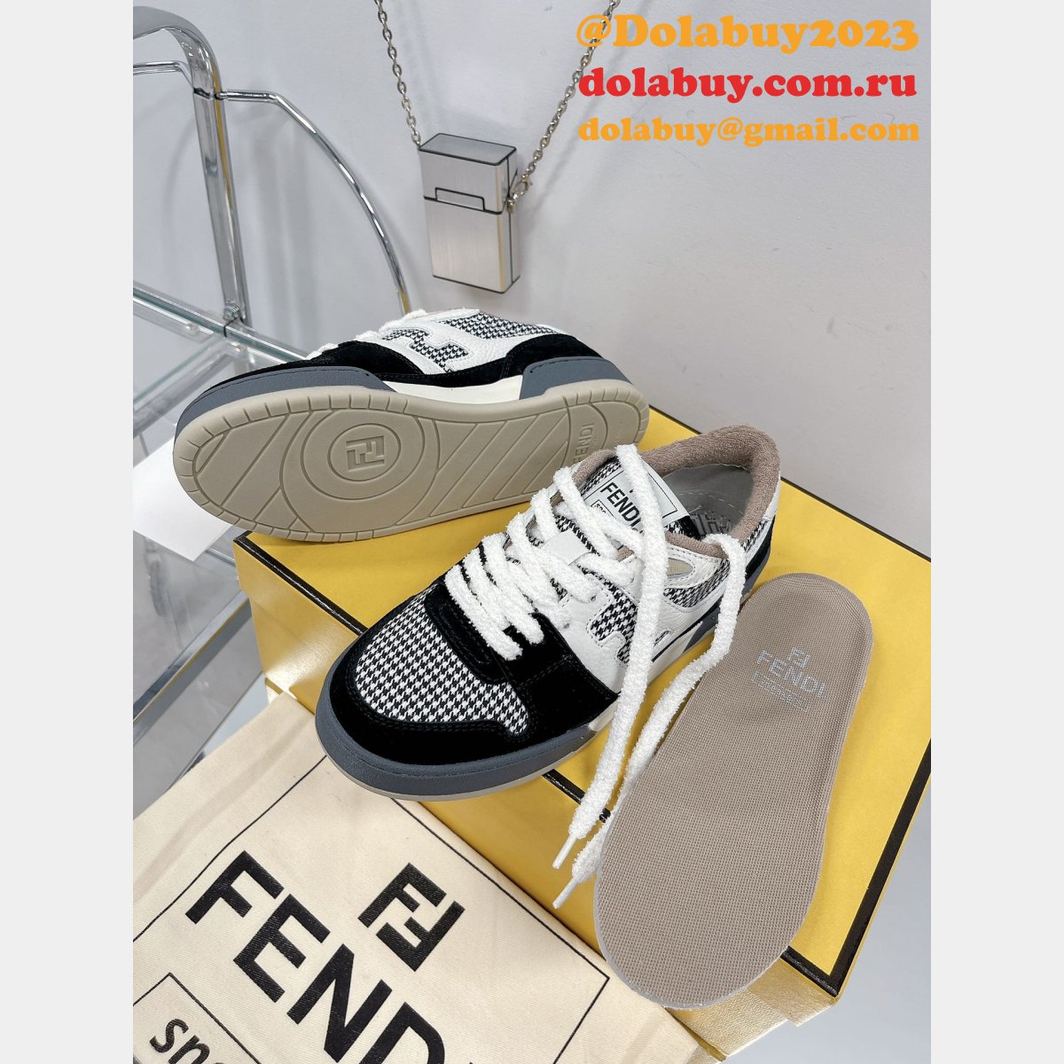 Top Replica Fendi Shoes Website To Buy High Quality 1:1 Match