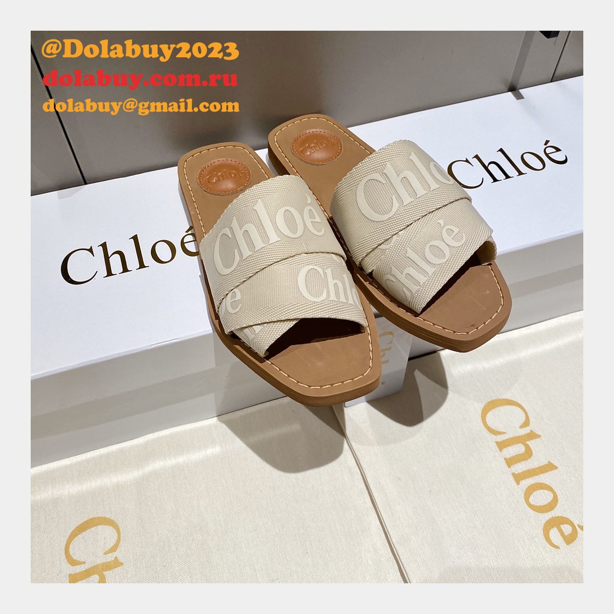 Top Quality Replica Chloe Women Slippers