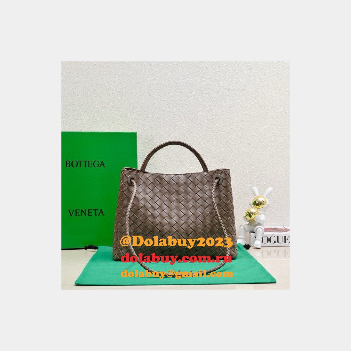 Luxury BOTTEGA VENETA ANDIAMO 8463 32CM HADNBAG