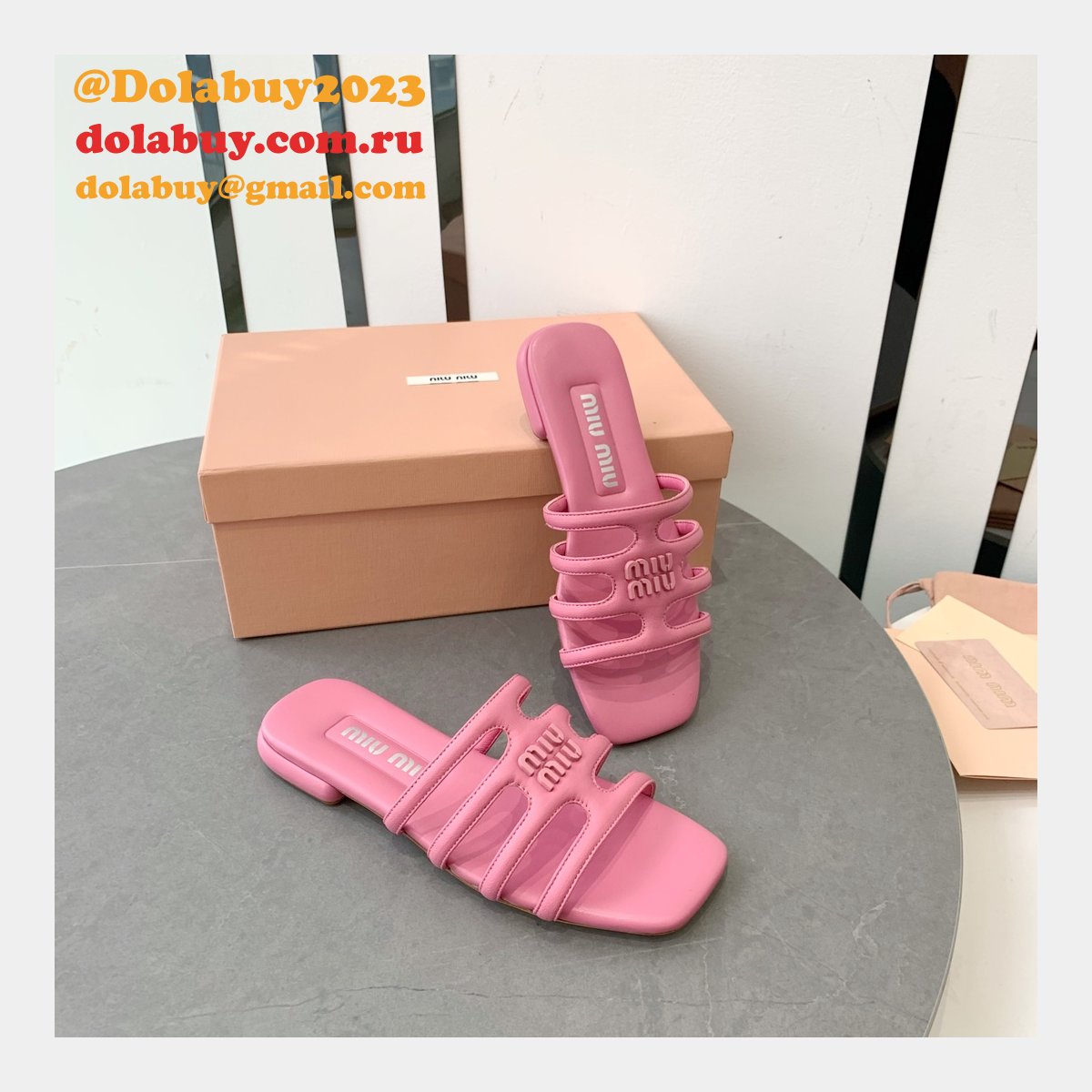 Wholesale MiuMiu Octopus Sandals Top Quality Shoes