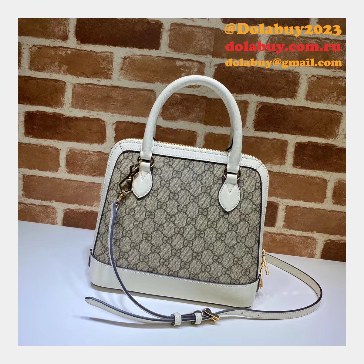 designer G*u*i replica 1955 horsebit small top handle 621220 bag