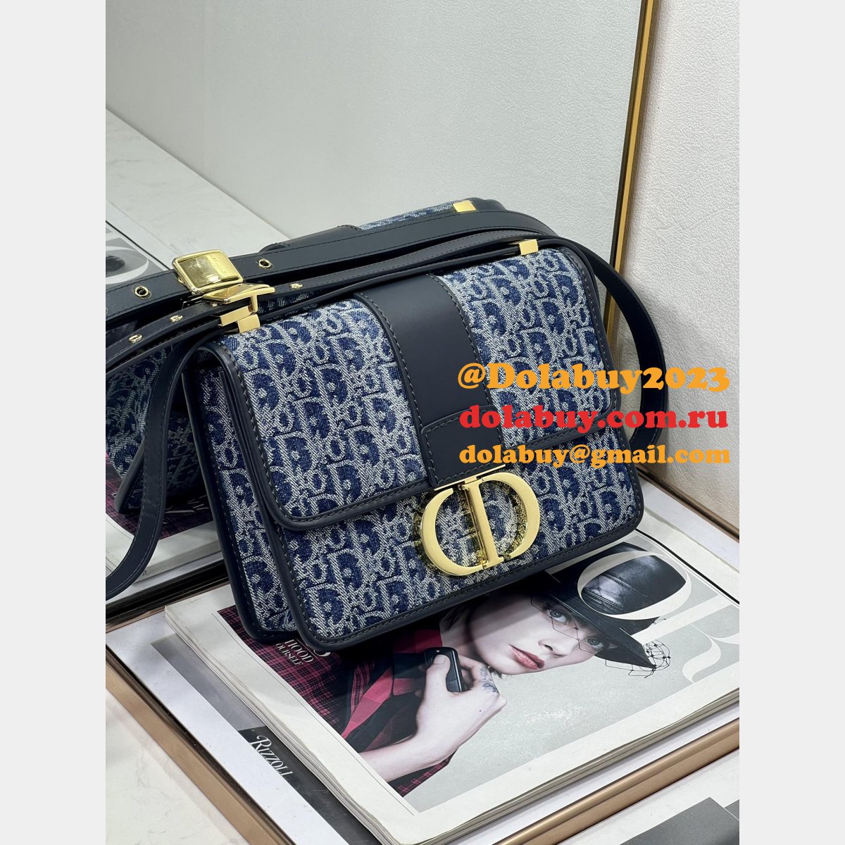 Designer Christian Dior Copy 30 Montaigne Oblique 3349 Bag