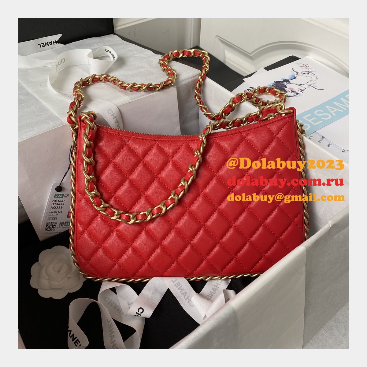 Best 1:1 Mirror AS4287 Chain Hippie Duplicate BAGS