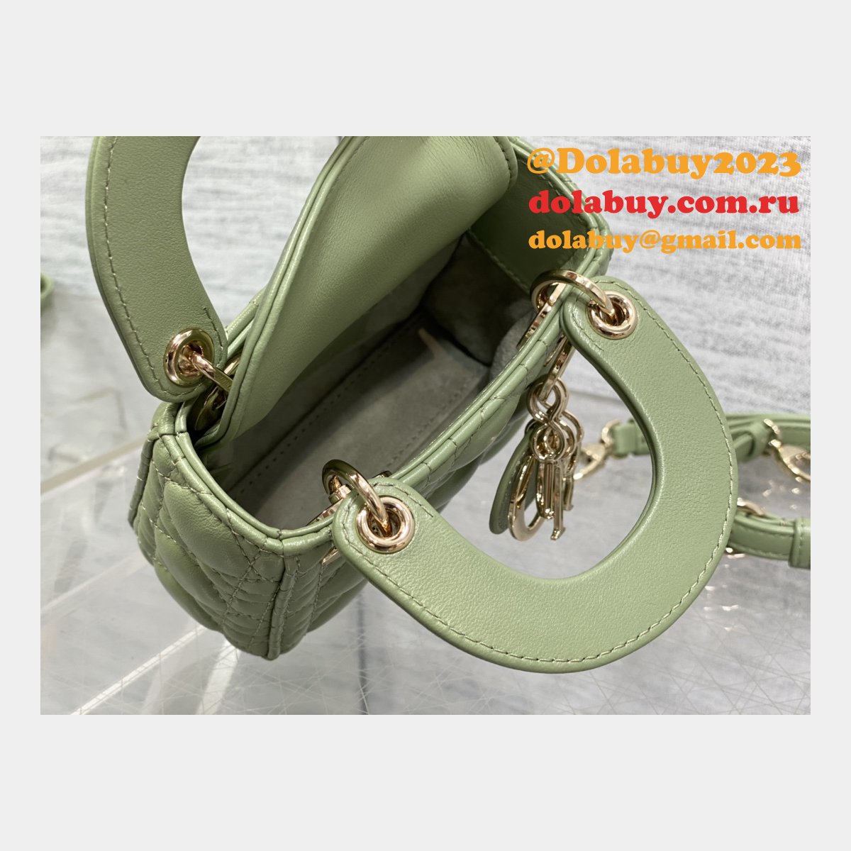 Replica Fashion Dior Micro Lady 1:1 Mirror 12CM Bag