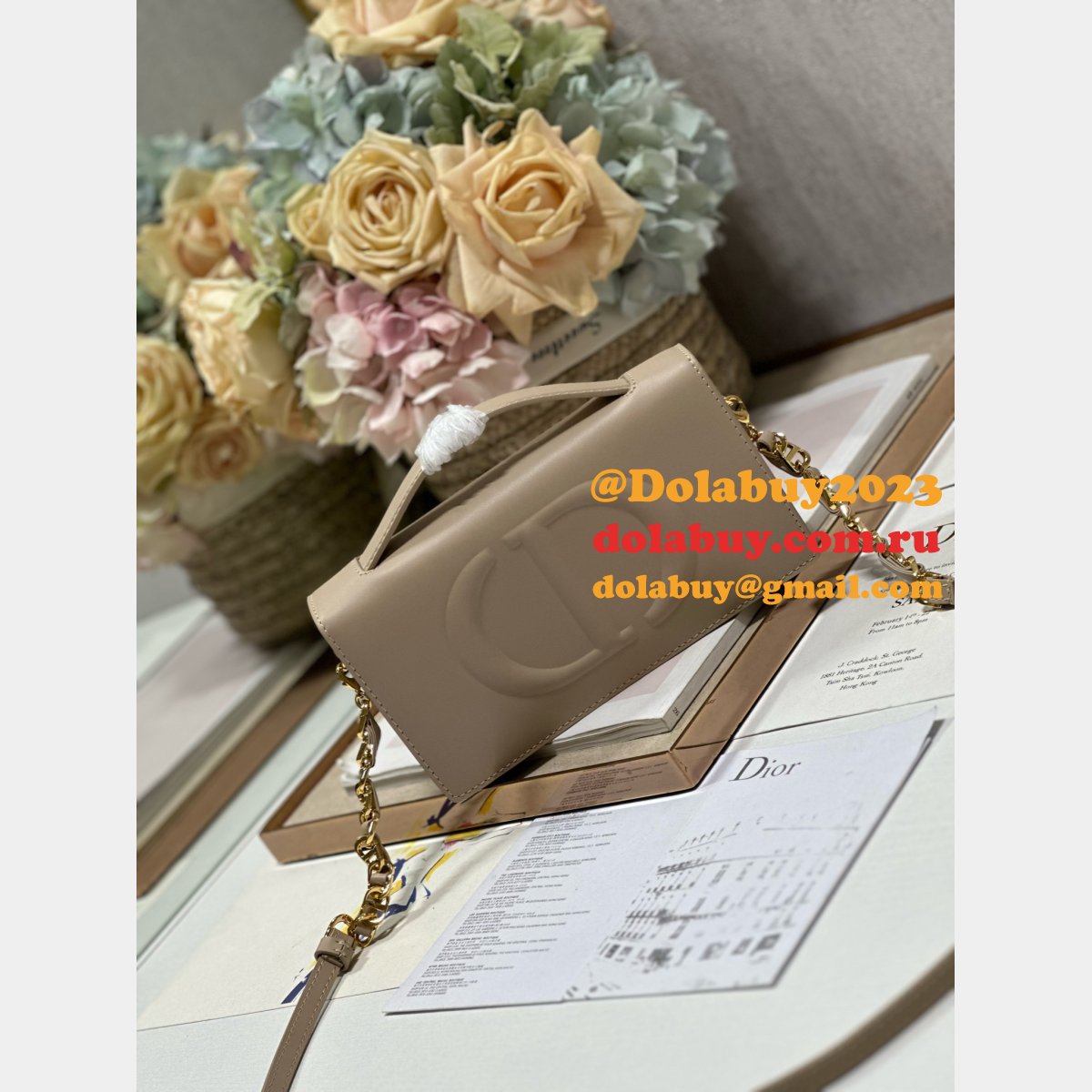 CD Signature Dior 2209 Best High Replica Designer Tote Bags