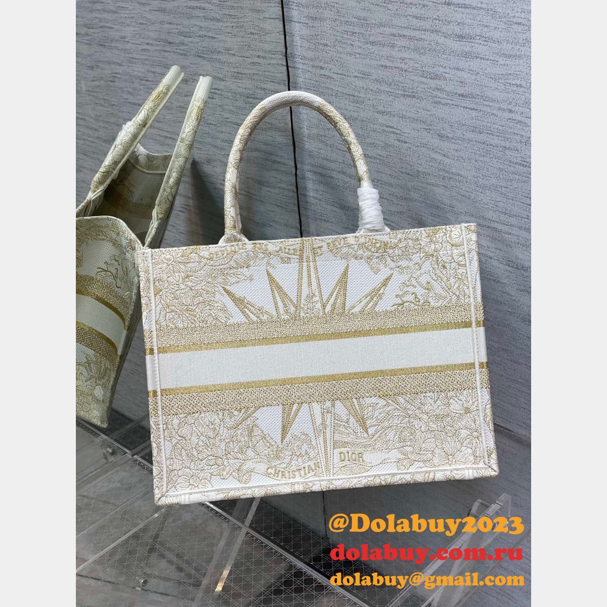 Christian Dior CD Book Tote 26.5/36/41.5 Replica Wholesale