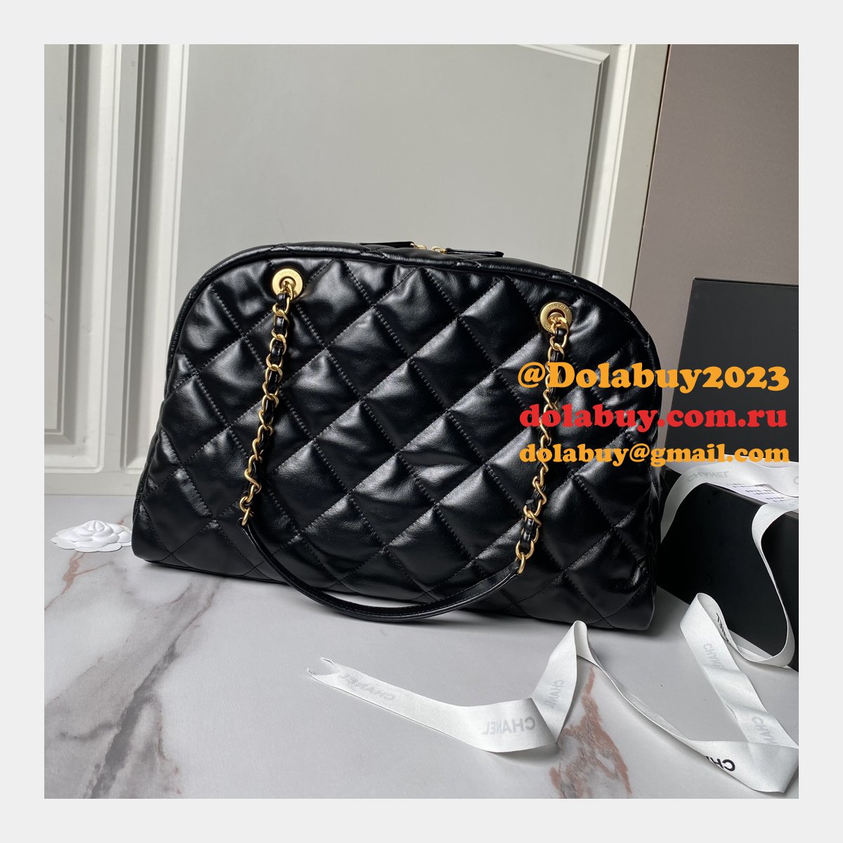 Best High-Quality Bowling AS4905/AS4812 Black Replica Handbags
