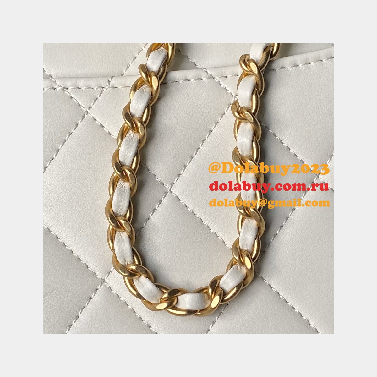 Replica AS4967 Classic Flap Luxury 7 Star Black/White Bags