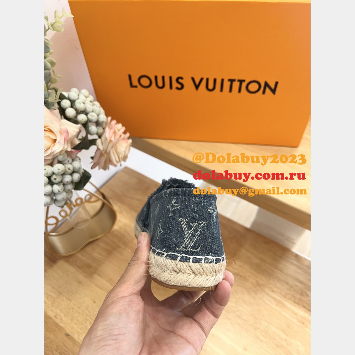 Perfect 1:1 Mirror LOUIS VUITTON ESPADRILLES women shoes