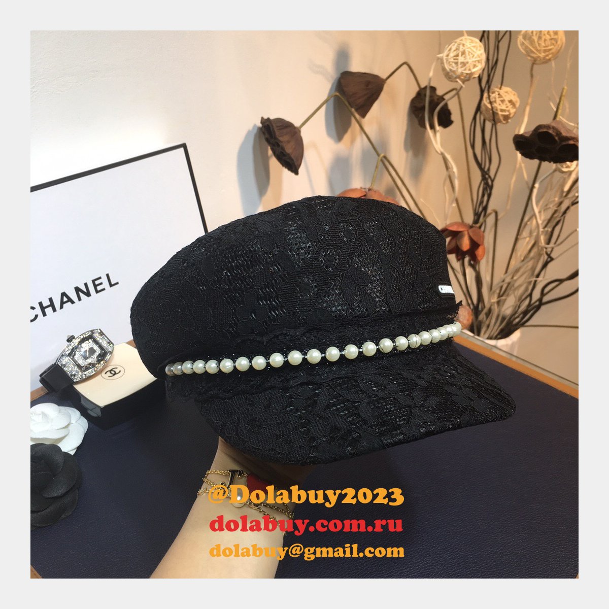 7 Star CC Replica Lace flower cap