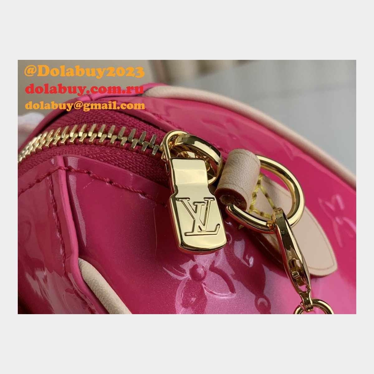 Nano Speedy M83273/M83000 Vernis Patent Louis Vuitton Replica Bag