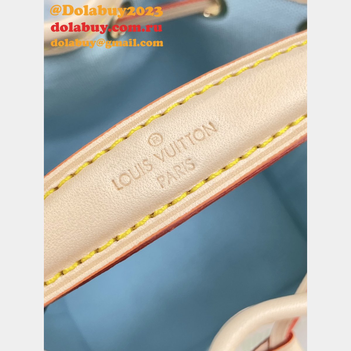 Knockoff Nano Noé Other Damier Canvas N40640 Louis Vuitton Designer Handbags