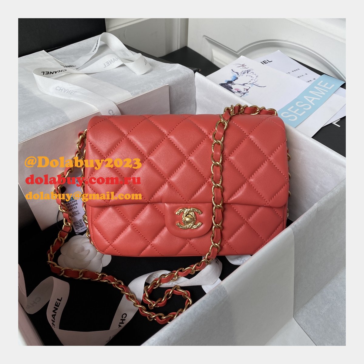 Inspired Fashion Flap AS4263/AS4264 Knock Off 7 Star 21/23CM Bag