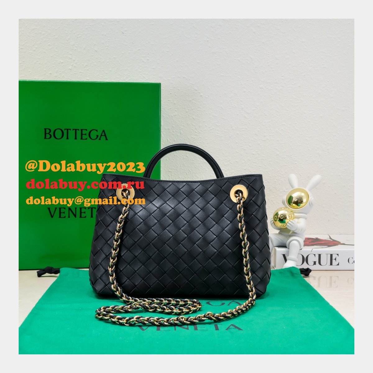 Top Quality BOTTEGA VENETA ANDIAMO small 25cm tote bag