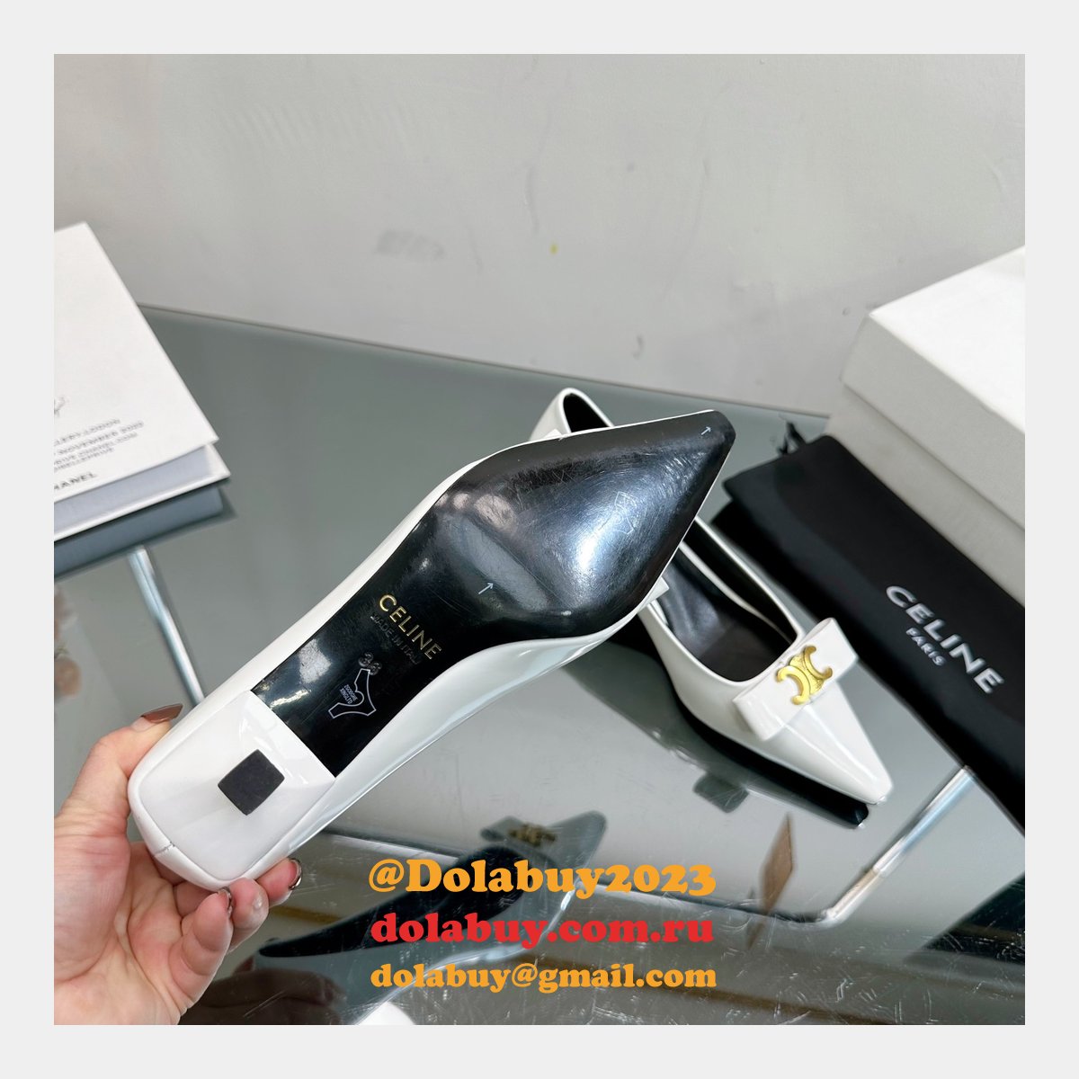 High Quality Replica Luxury Design Celine Heel 5cm Shoes