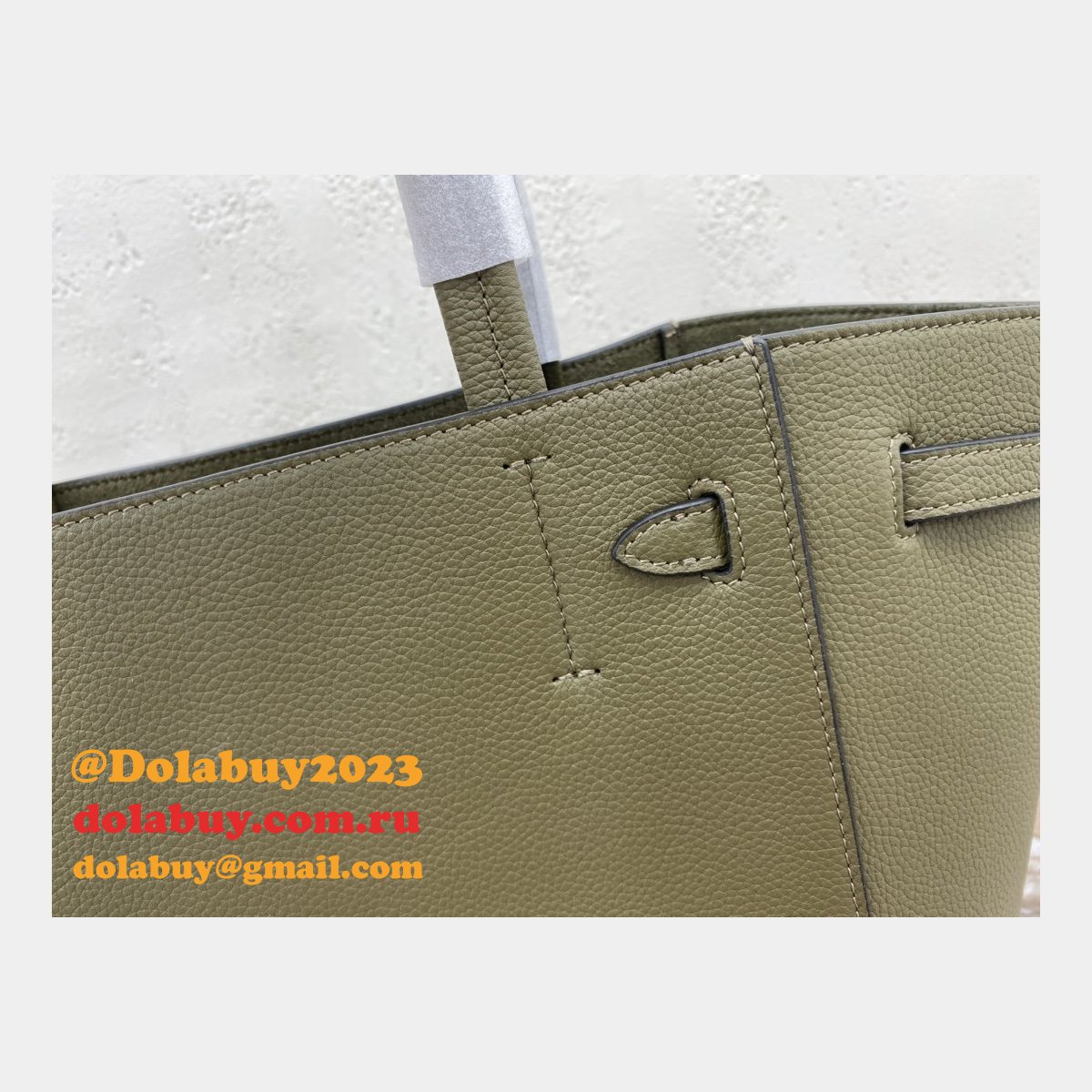 Wholesale Cheap Replica Celine Army Green Cabas Bags Online