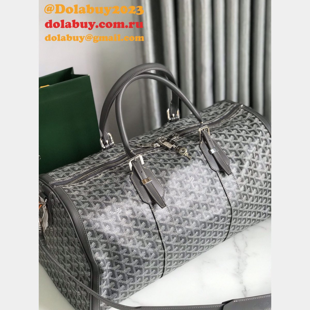 Replica Goyard Croisiere 50 Inspired Goyardine 0201515 Designer Bag