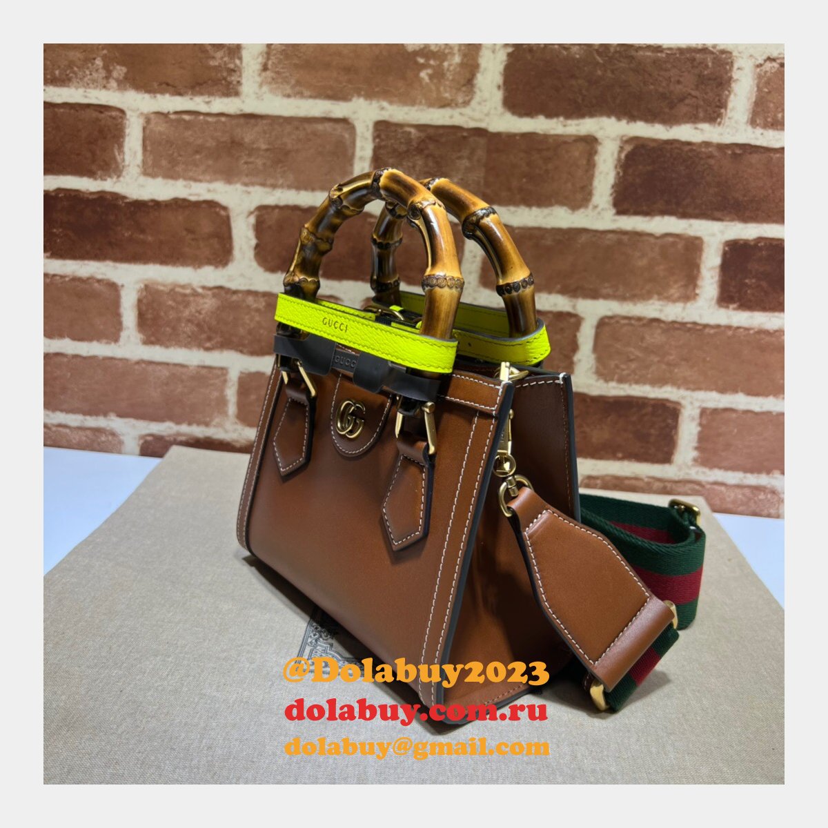 luxury cheap replica G*u*i diana 702732 tote bag