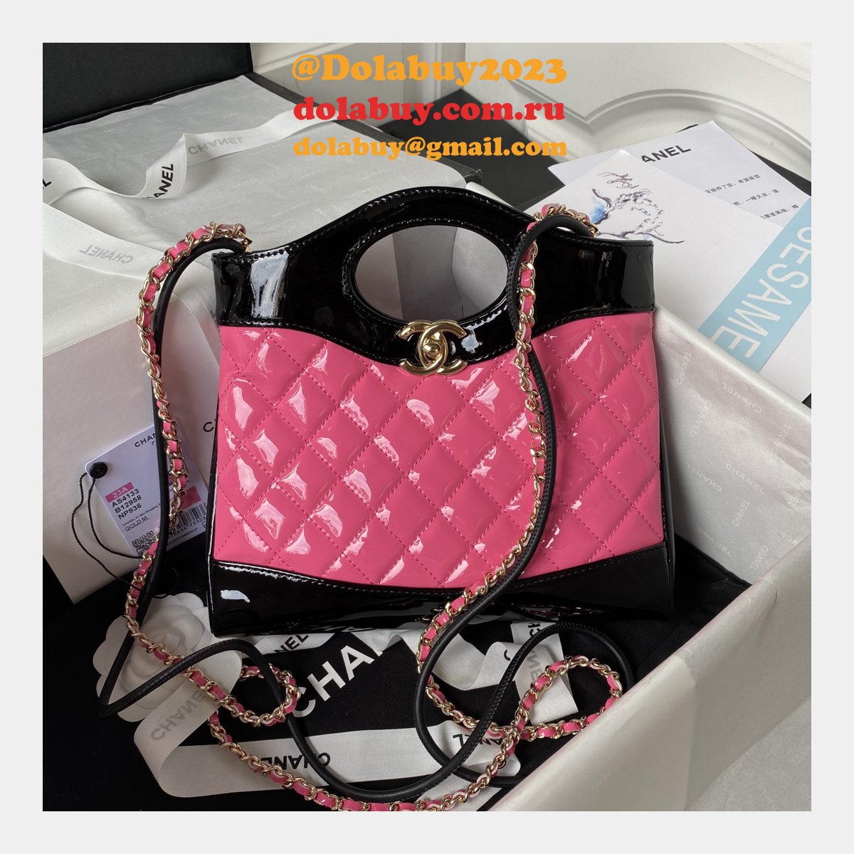 Designer Shop Wholesale Casual Calfskin Shoulder Chain AS4133 Bag