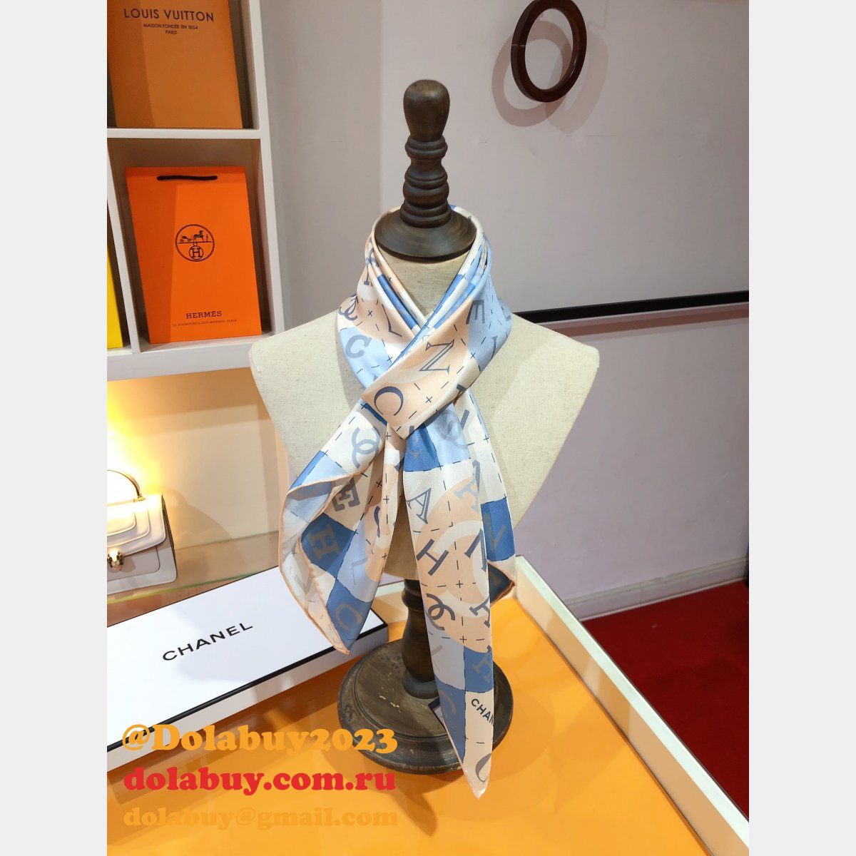 Designer Silk twill Best CHANEL