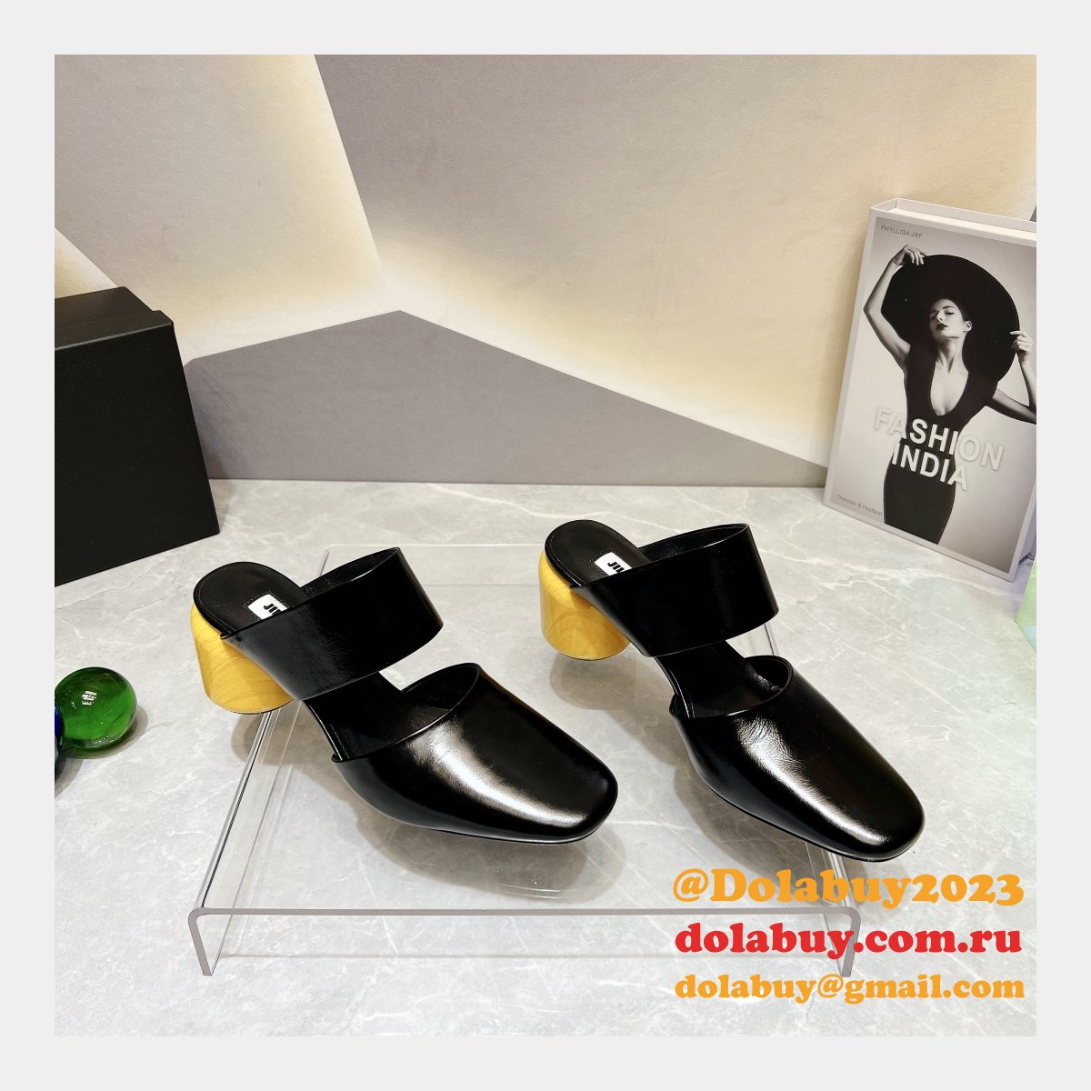 Jil Sander Wholesale Stretch Crinkle Vintage Replica Shoes