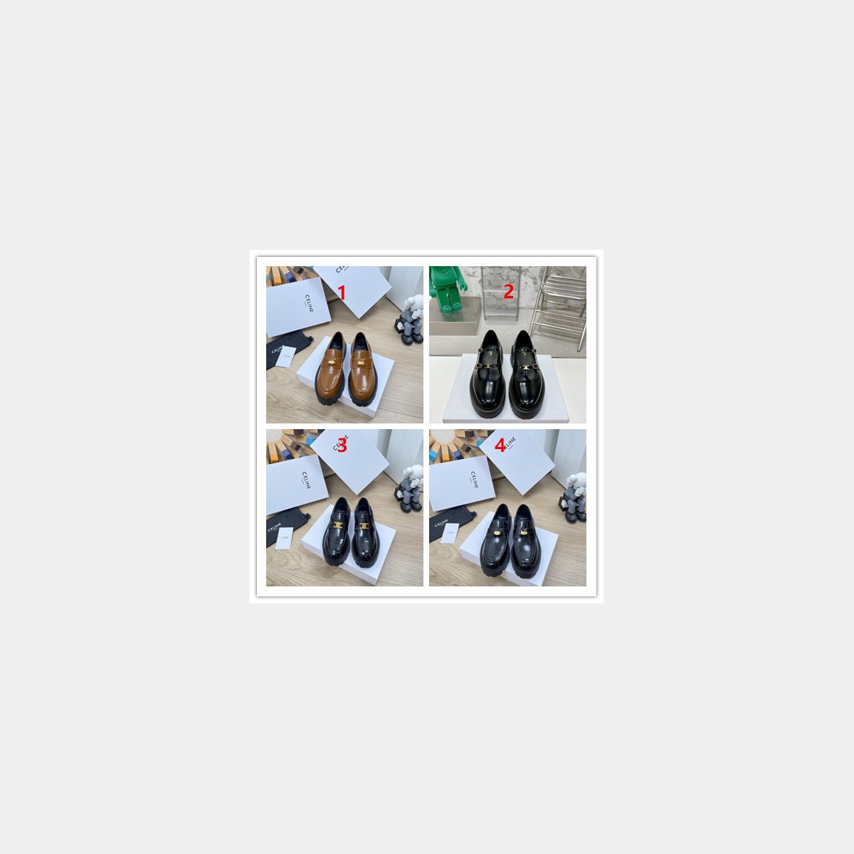 Luxury Top Quality Celine loafer shoes