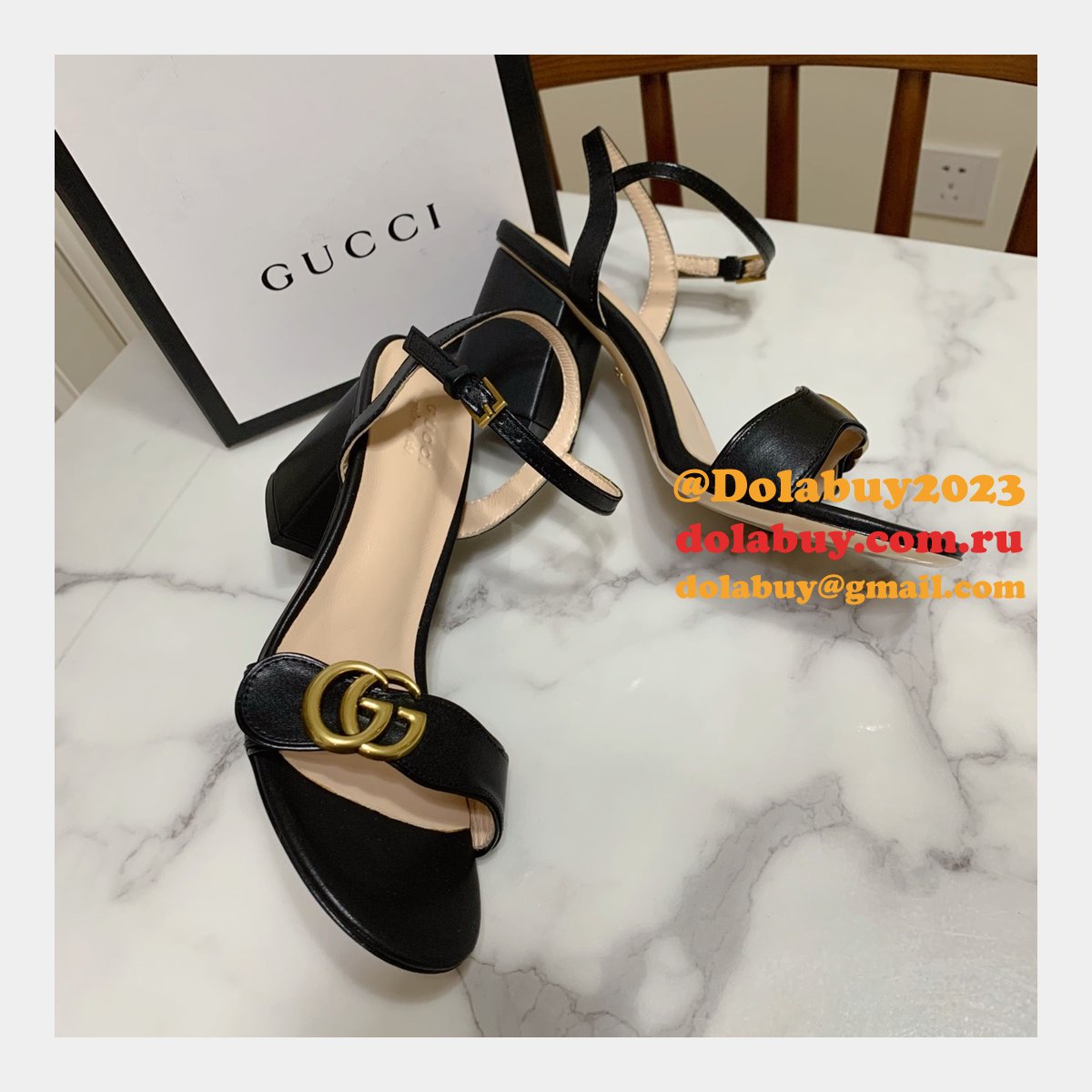 one word G*u*i sandals perfect summer slippers shoes