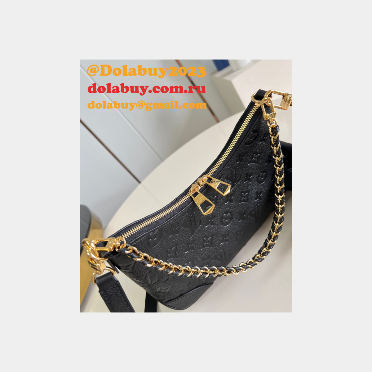 Louis Vuitton M12930 Boulogne Black Replica Top Quality Bag