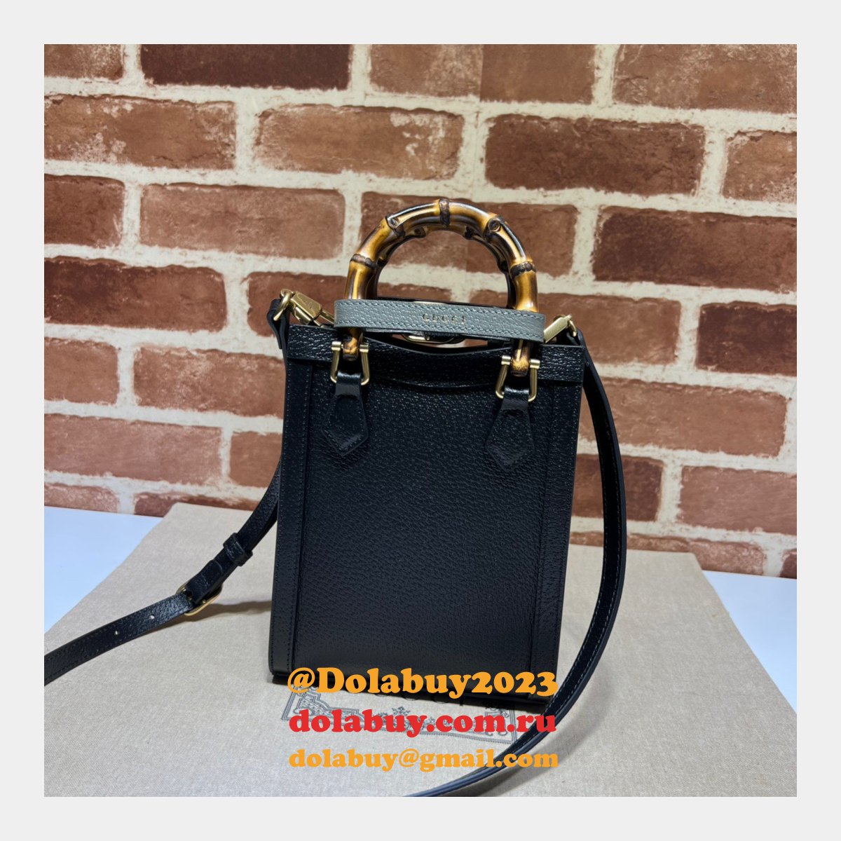 G*u*i replicas diana 1:1 mirror tote perfect 739079 bag