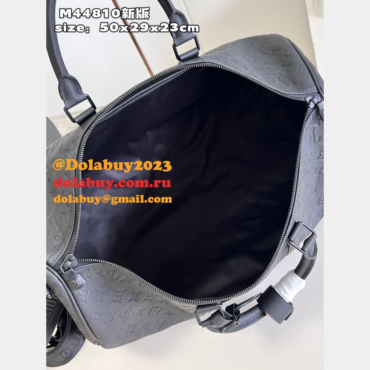 Keepall Bandoulière Fashion Louis Vuitton Replica 50  M44810 Monogram Bag