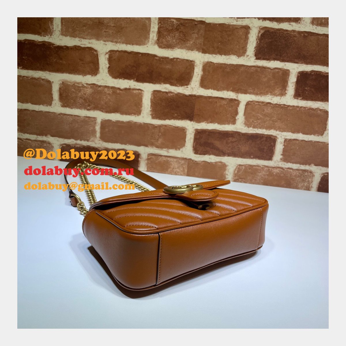 G*u*i replica 446744 gg marmont matelassé mini bag