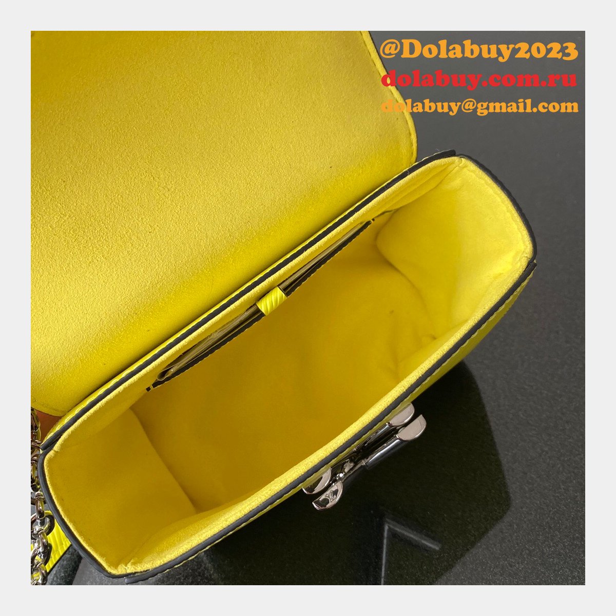 Replica Louis Vuitton Twist MM Epi Leather 16cm 4 Colours