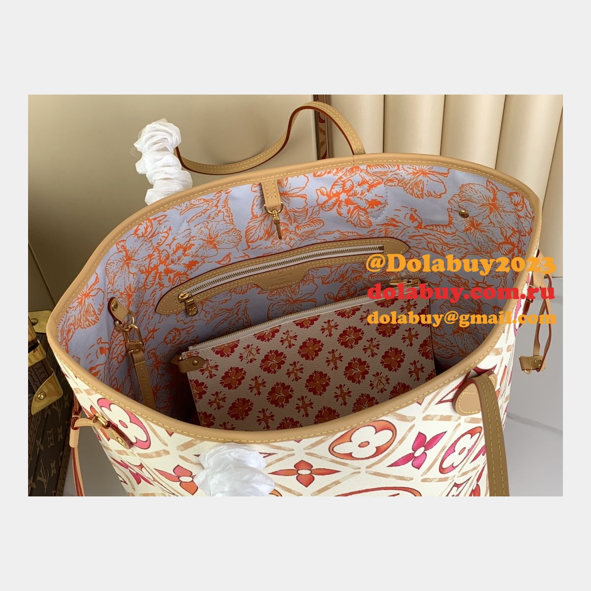 Neverfull Duplicate M25317/M11263 Louis Vuitton Totes Dolabuy Replica Bag