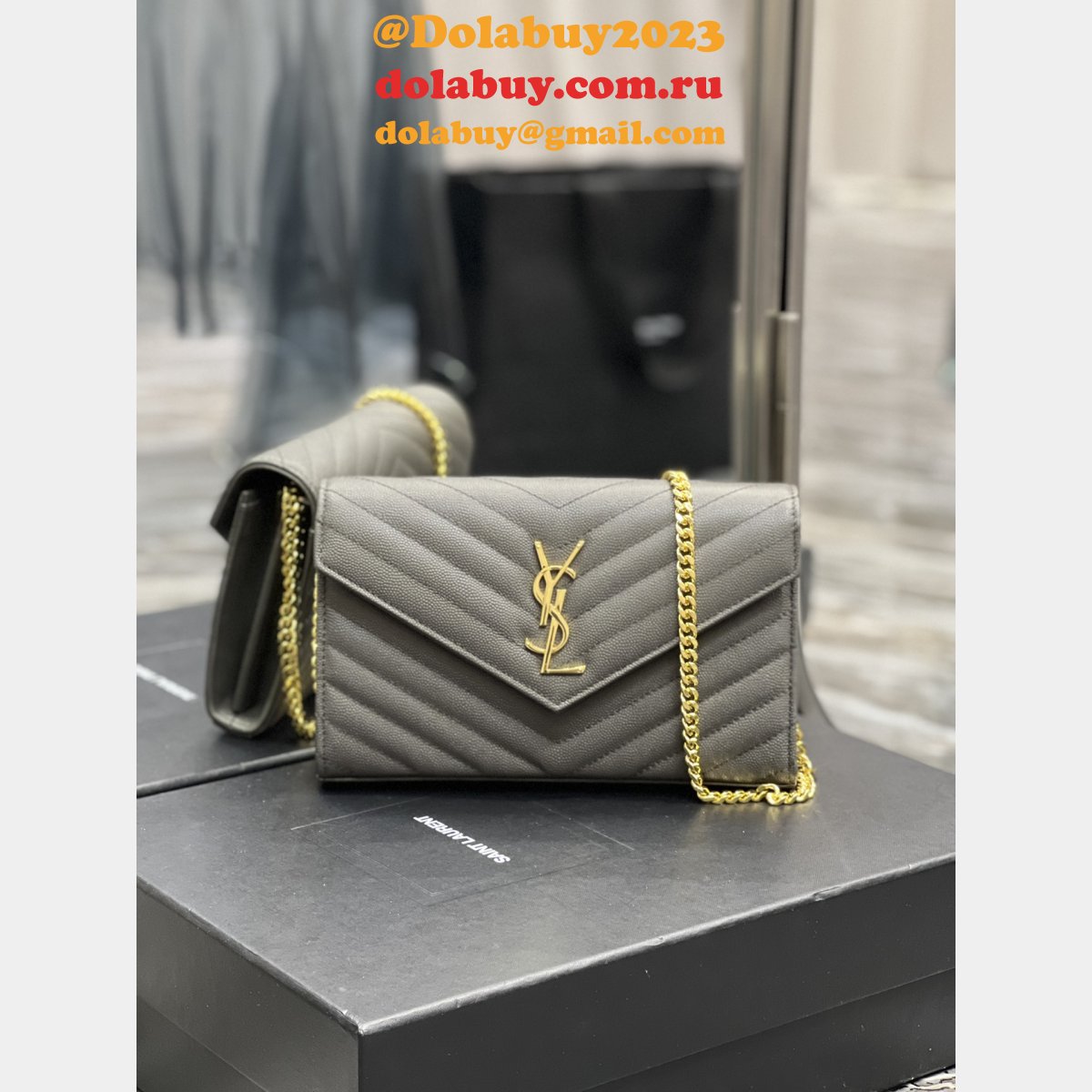 Replica YSL Saint Laurent Monogram 393953 Woc Wallet Fashion Bag