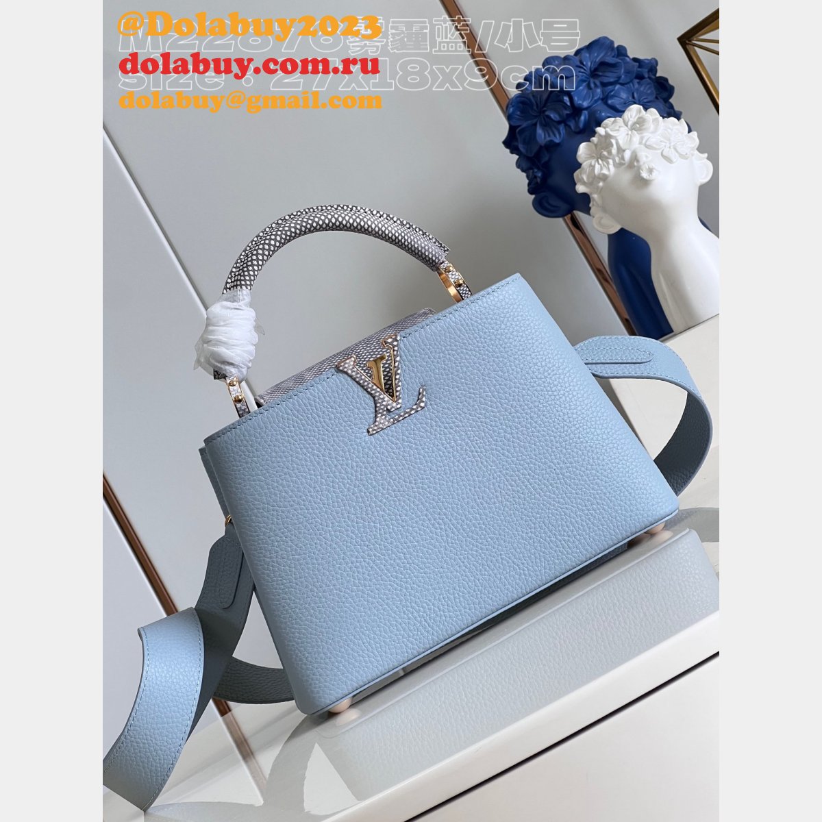 Capucines Replica Louis Vuitton Designer Discreet Best M22876 Bag