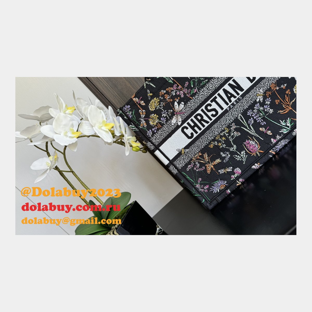 Designer Christian Dior CD Book Tote Replica Bags