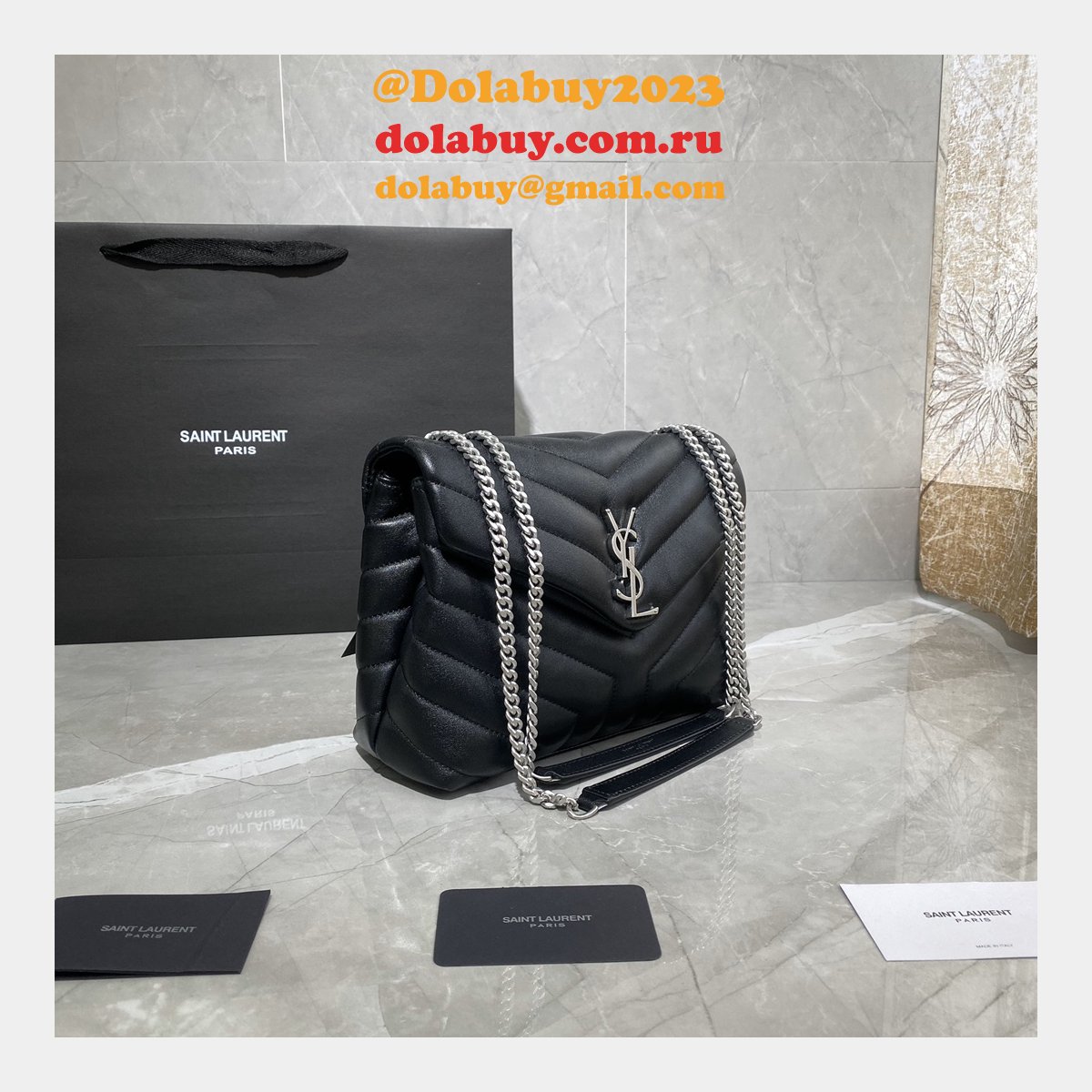 Replica AAA+ YSL LOULOU 494699 SHOULDER BAG 25CM