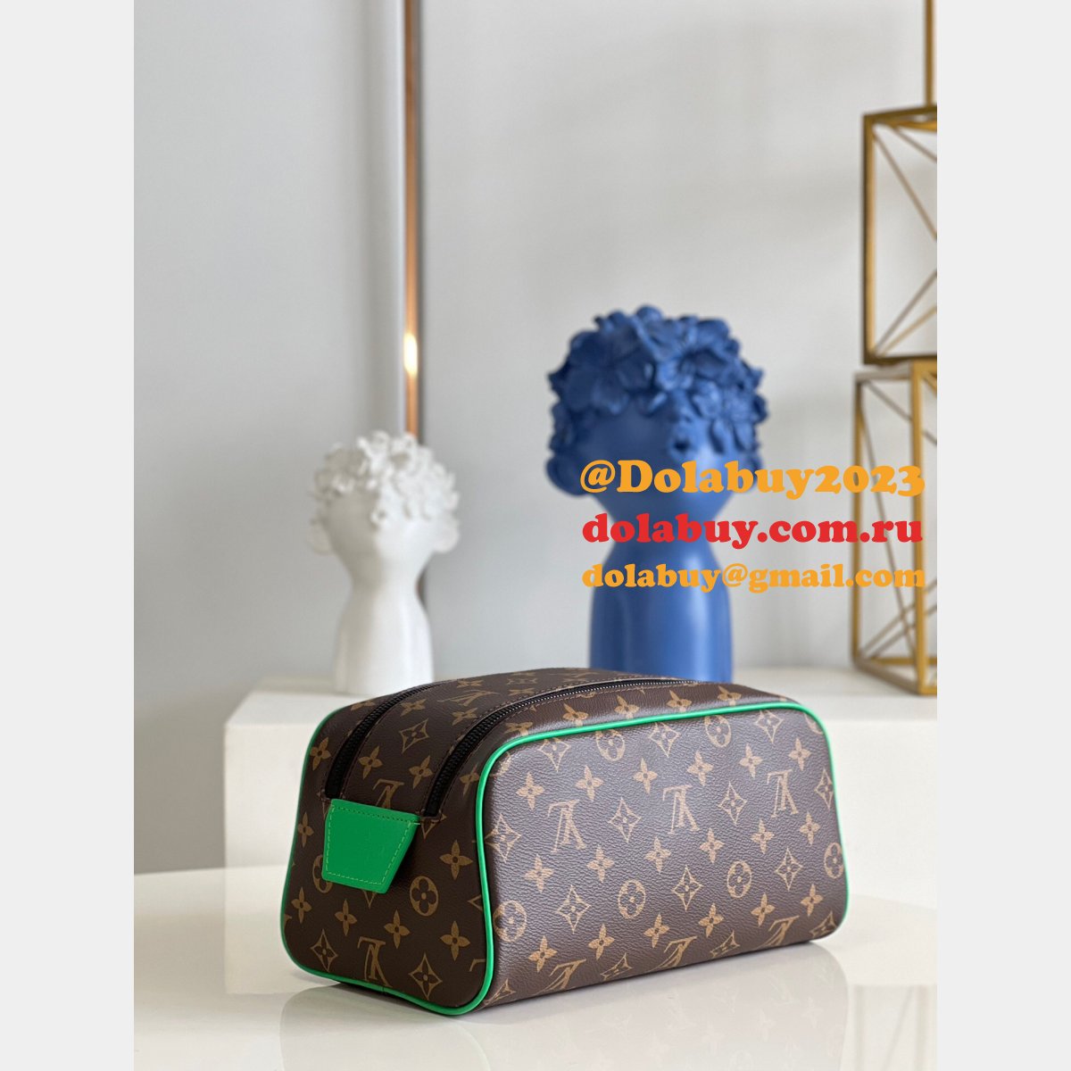 Perfect Louis Vuitton Replica Dopp Kit Toilet Pouch Travel M46253 Bag