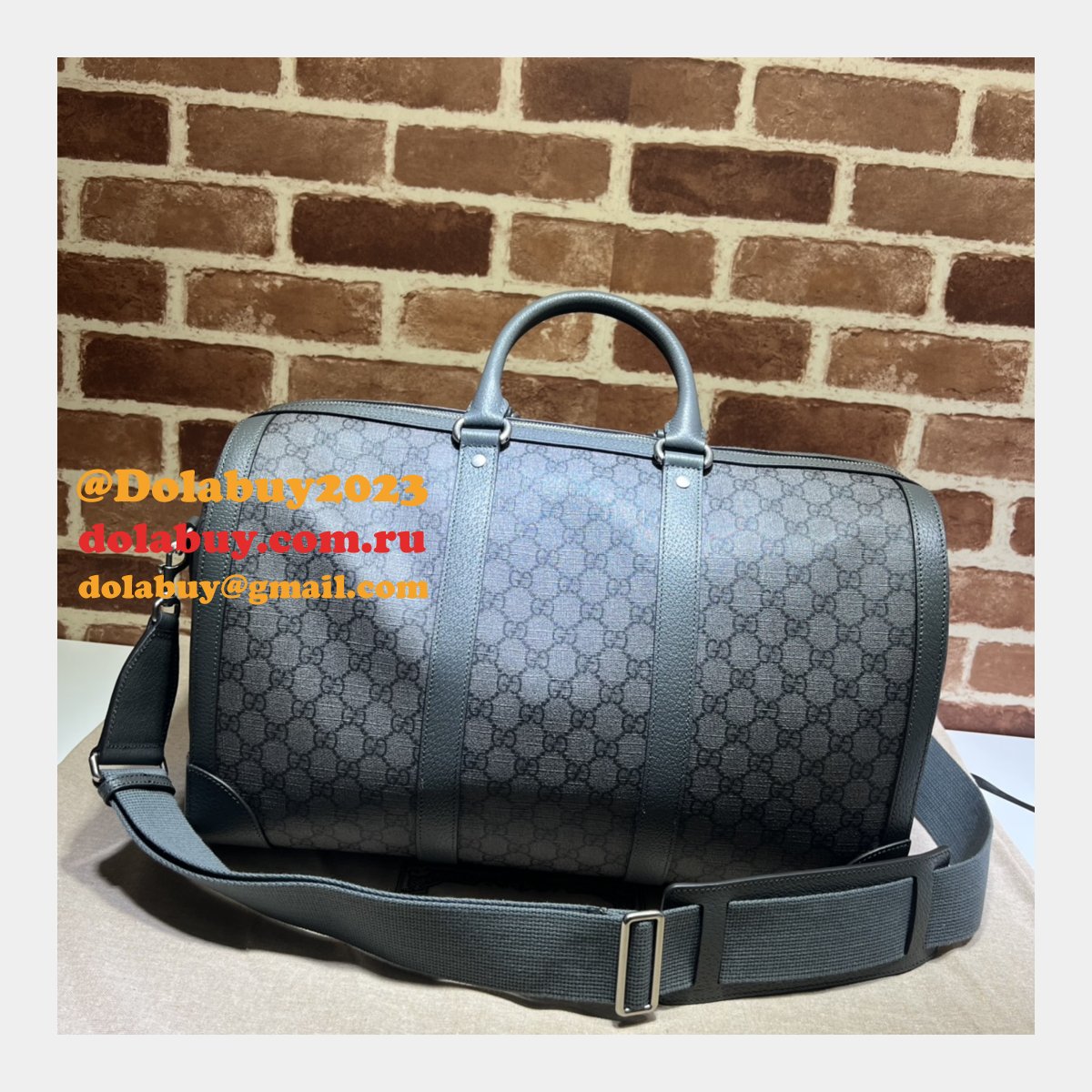 G*u*i 724642 cheap savoy 1:1 mirror duffle replica bag