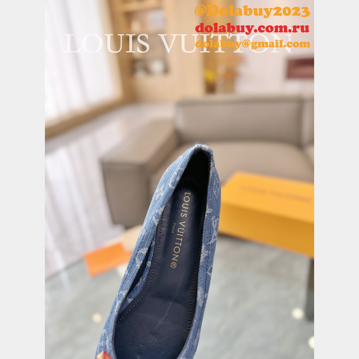 Top Quality LOUIS VUITTON Shake Flat Ballerina
