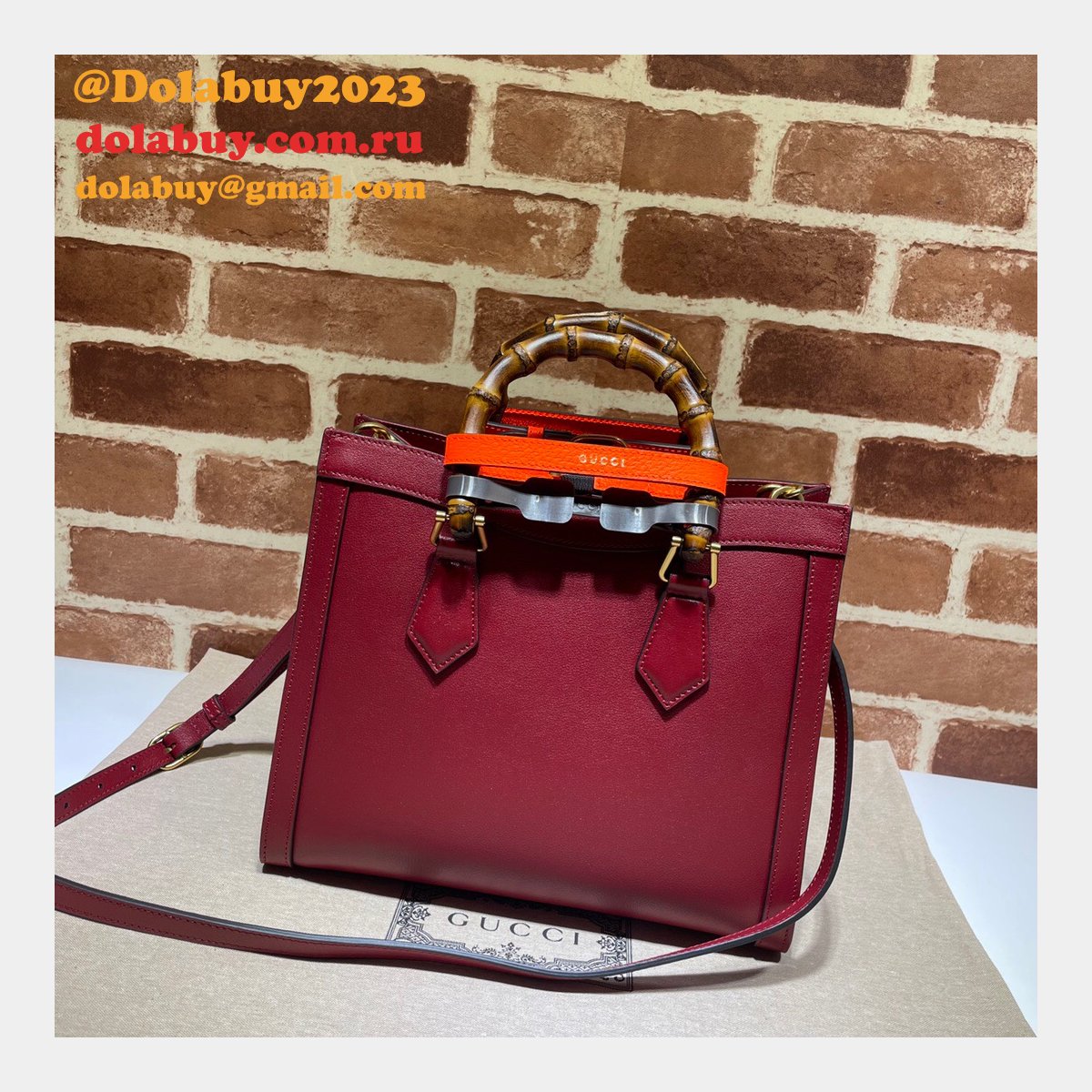 aaa replica designer G*u*i 660195 diana small tote leather handbags